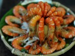 Tôm hấp bia