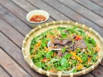 Rau má trộn thịt bò