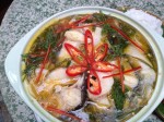 Lẩu cá lăng nấu măng chua