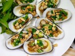 Sò dẹo nướng mỡ hành