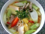 Canh chua đậu hũ chay