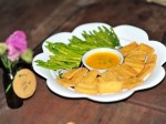 Đậu hủ chiên giòn sốt chanh dây