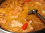 Thịt ba rọi kho măng le tươi